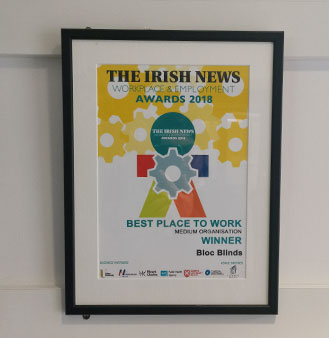 BlocBlinds Workplace Award Finalist 2019