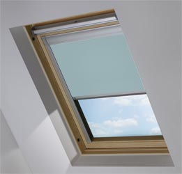 Custom Skylight in Blue Pebble Blackout
