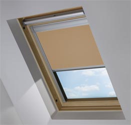 Custom Skylight in Coconut Husk Blackout