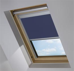 Custom Skylight in Midnight Blue Blackout
