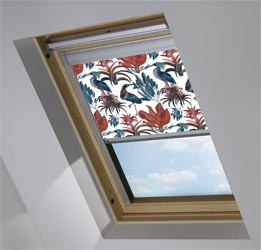 Custom Skylight in Heron and Bromelia White Translucent