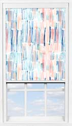 Main display image for BlocOut™ product with Watercolour Stripes Blackout fabric