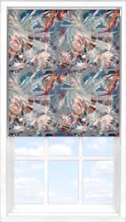 Main display image for Roller Blind product with Havana Dusk Coral Translucent fabric