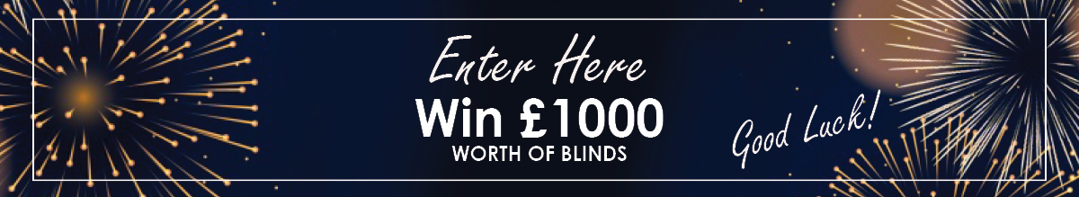 Blocout blind in bedroom with motto sleep has arrived