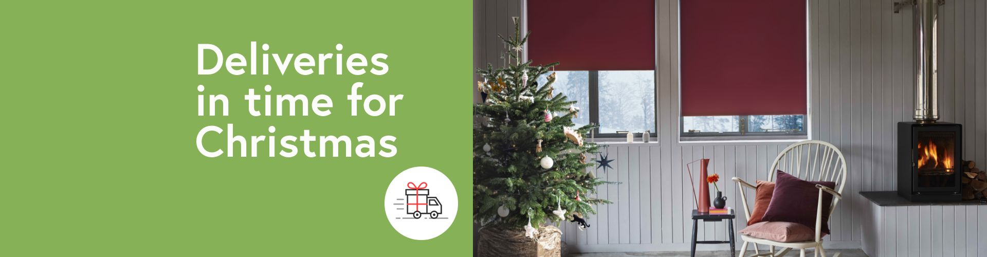 Deliveries in time for Christmas