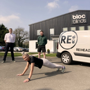 Bloc Blinds staff event with Re: Health & Fitness